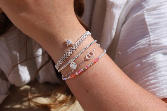 BRACELET MAILY 3 ETOILE DORE