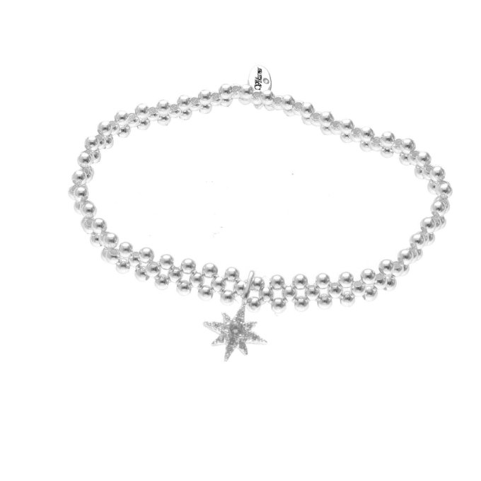 BRACELET MAILY 3 PETITE ETOILE PENDANTE DORE